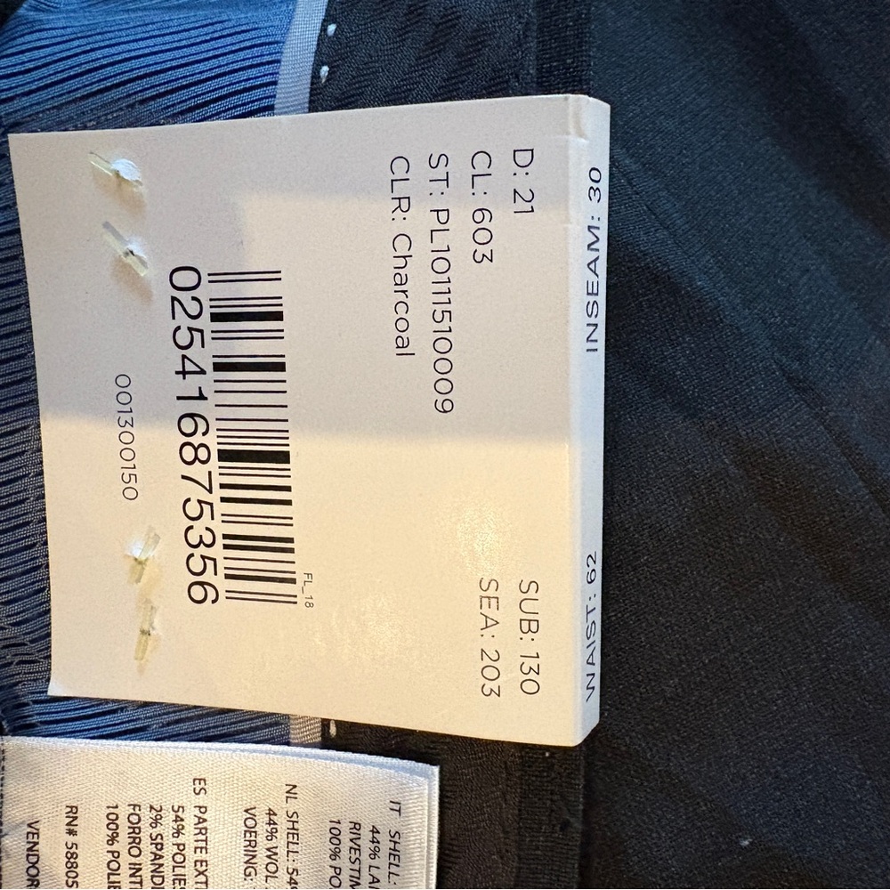 Men's Black Dress Pants - Picture 4 of 5